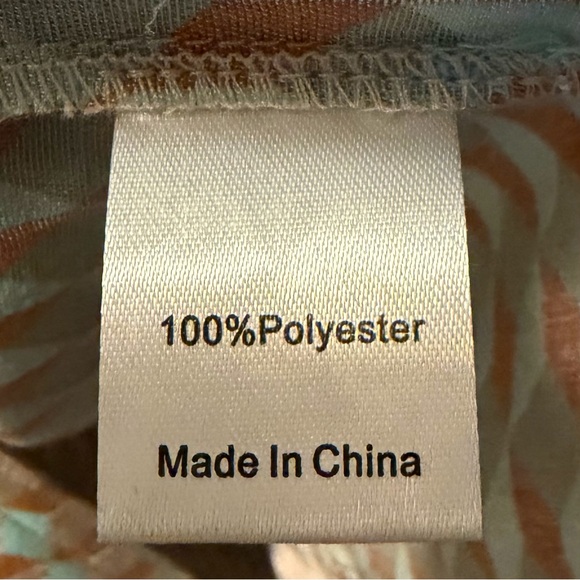 NWT Tuckernuck Ocean Spray Sleeveless Cheyenne tan blue geometric print Dress XS - Picture 13 of 15